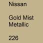 Preview: Nissan, Gold Mist Metallic, 226.